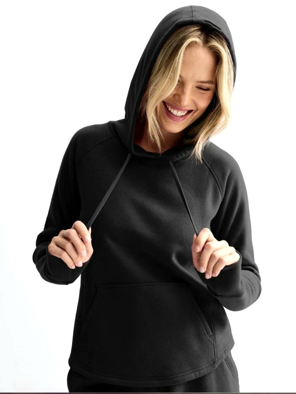 NWT BLACK TECK GEAR FLEECE HOODIE. WOMENS MEDIUM